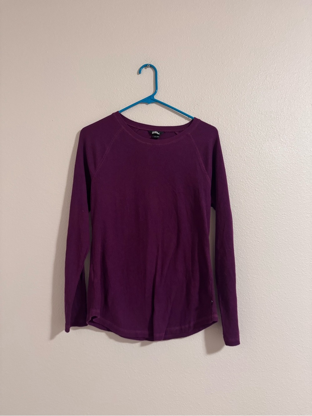 Eddie Bauer Women's Long Sleeve Crewneck Top - Deep Plum